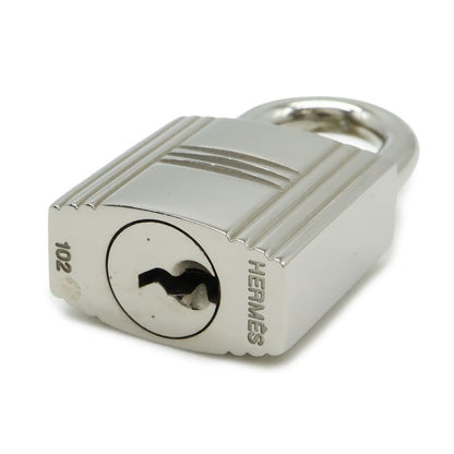 Hermes Cadena Padlock No.102 key Metal Silver