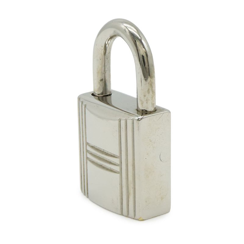 Hermes Cadena Padlock No.107 key Metal Silver
