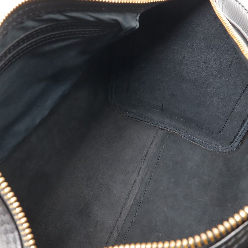 Louis Vuitton Epi Speedy 30 Handbag Mini Boston Bag Leather Noir Black Gold