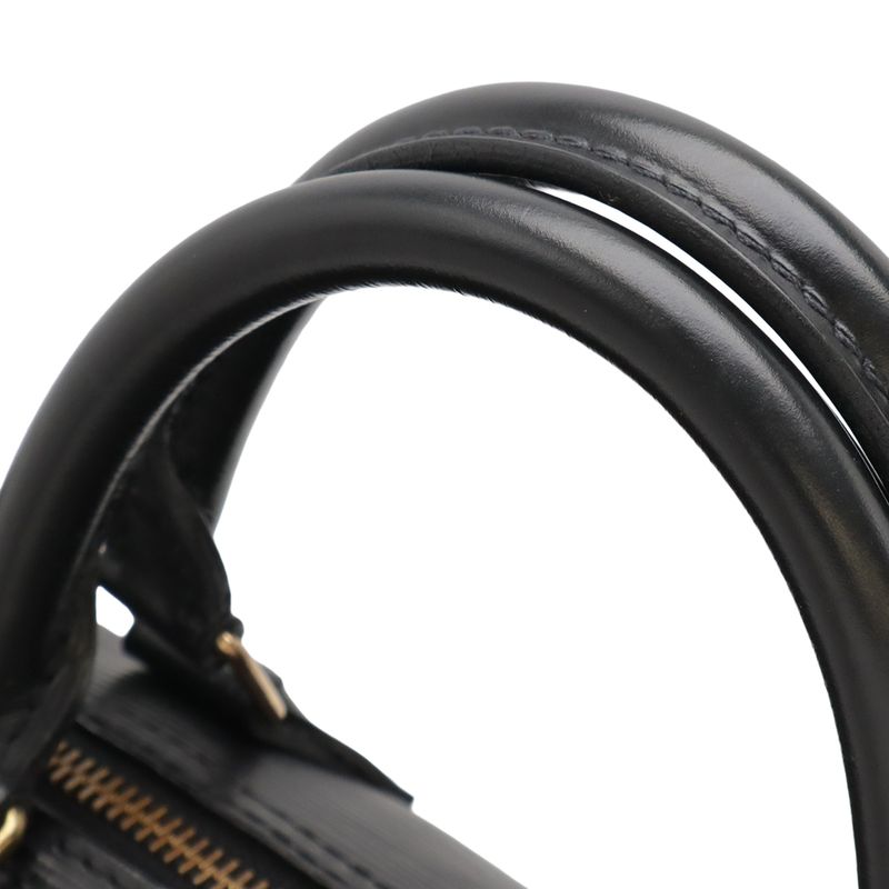 Louis Vuitton Epi Speedy 30 Handbag Mini Boston Bag Leather Noir Black Gold