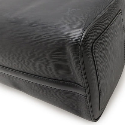 Louis Vuitton Epi Speedy 30 Handbag Mini Boston Bag Leather Noir Black Gold