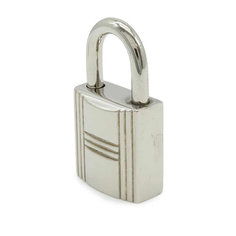 Hermes Cadena Padlock No.100 key Metal Silver