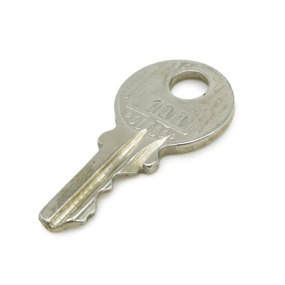 Hermes Cadena Padlock No.100 key Metal Silver