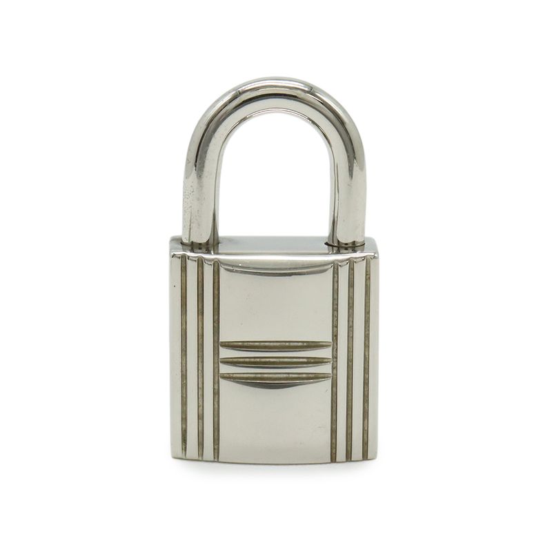 Hermes Cadena Padlock No.100 key Metal Silver