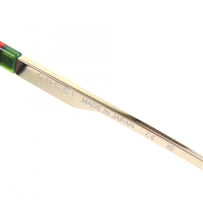 △gucci Gg18090sa Sherry Line Logo Round Frame Sunglasses Eyewear Black Marble