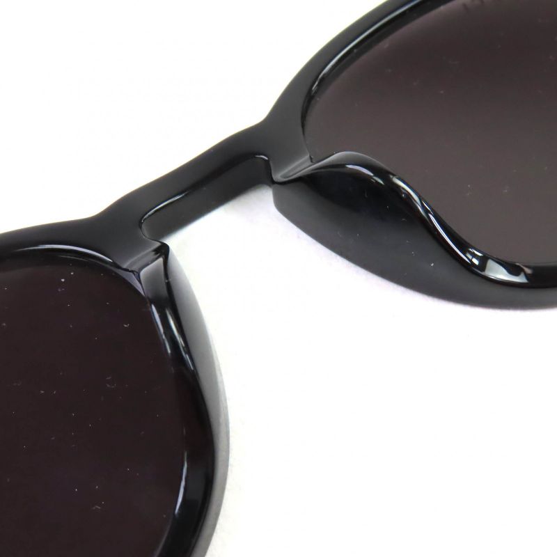 △gucci Gg18090sa Sherry Line Logo Round Frame Sunglasses Eyewear Black Marble