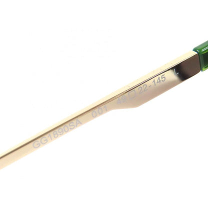 △gucci Gg18090sa Sherry Line Logo Round Frame Sunglasses Eyewear Black Marble