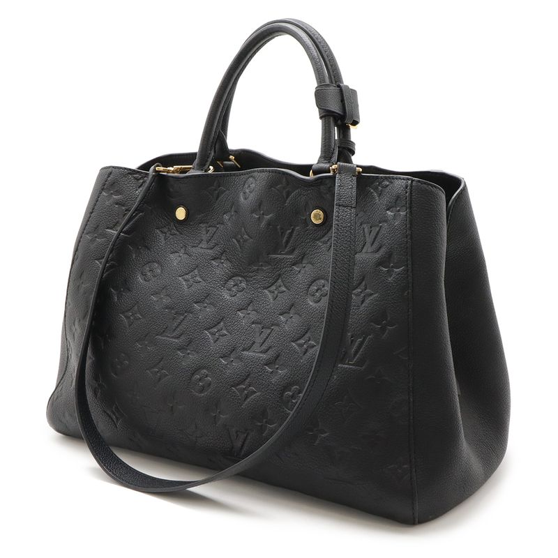 Louis Vuitton Monogram Empreinte Montaigne GM Handbag Tote Bag 2WAY Shoulder
