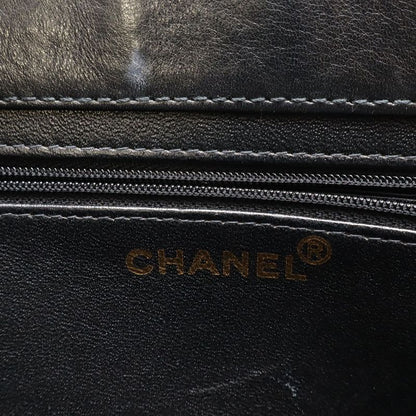 Chanel Logo Embroidery Tote Bag Shoulder Bag Semi-shoulder Shoulder Bag Leather