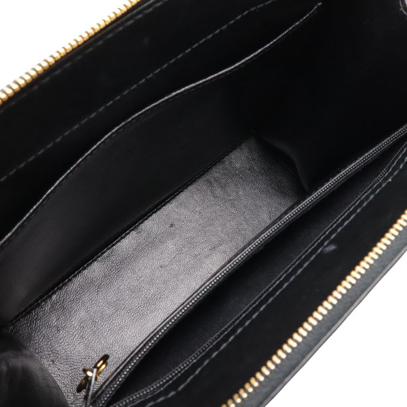Chanel Logo Embroidery Tote Bag Shoulder Bag Semi-shoulder Shoulder Bag Leather