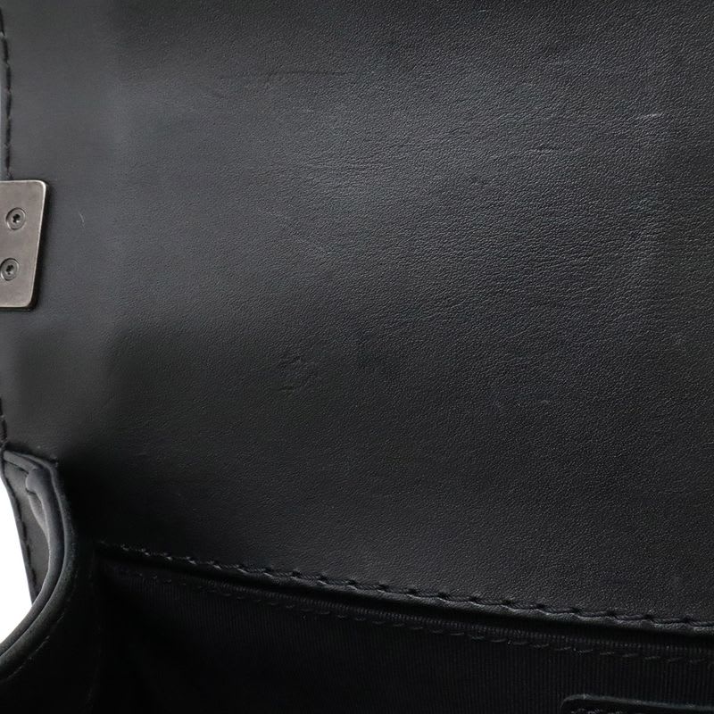 Chanel Chanel Boy 25 Wild Stitch Quilted Chain Shoulder Bag Soft