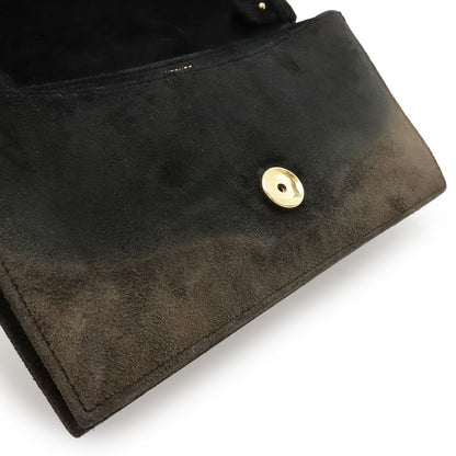 Hermes Shoulder Bag One 2-Way Clutch Dobris Suede