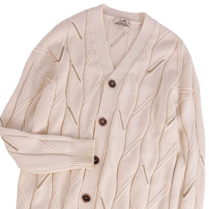 Hermes 20 SS Knit Cardigan Long Sleeve Mid