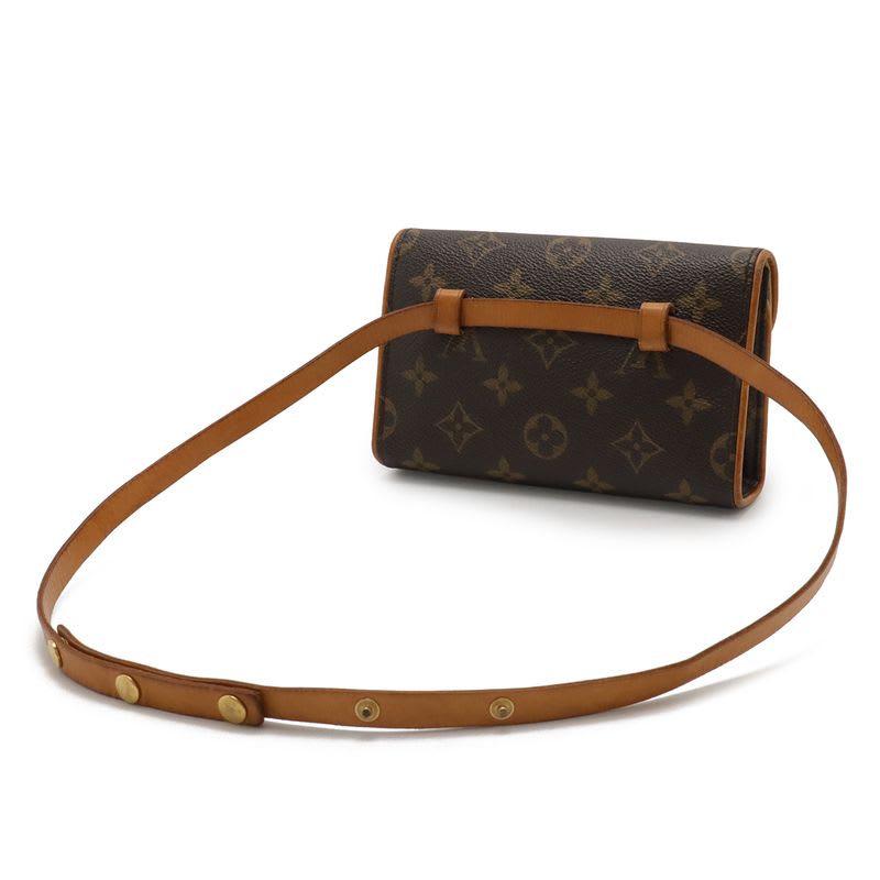 Louis Vuitton Monogram Pochette Florentine Waist Pouch Hip Bag 2-Way Clutch