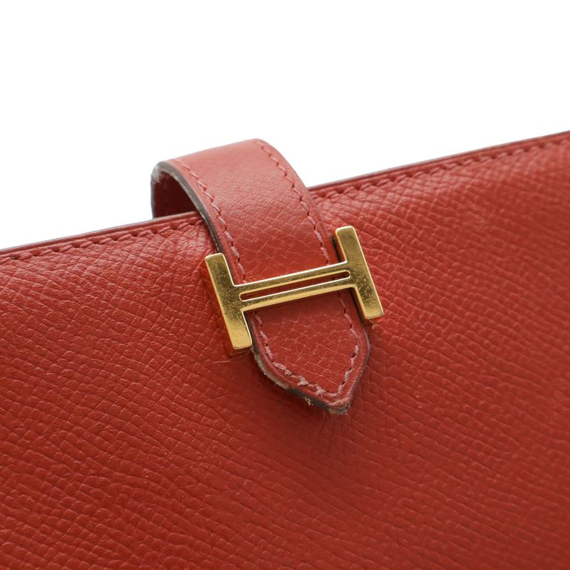 Hermes Bearn Classic Bifold Long Wallet Vaux Epson Leather