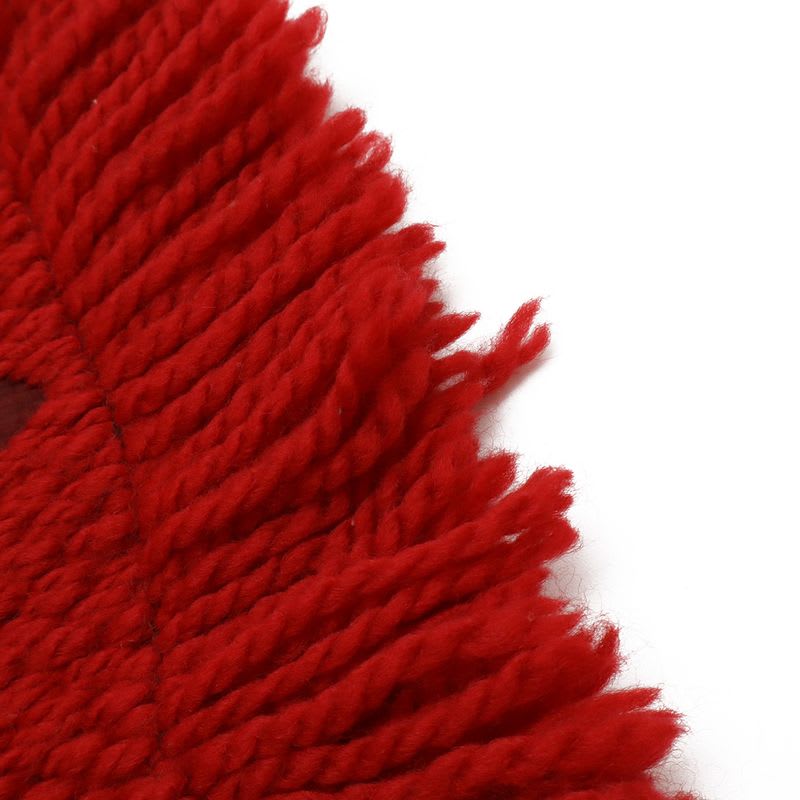 Louis Vuitton Echarpe Logomania Muffler 94% Wool 6% Silk Ruby Red Scarf
