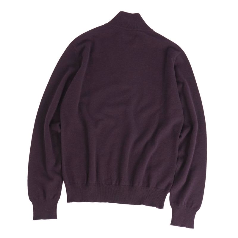 Hermes Knit Sweater Half Zip Long Sleeve