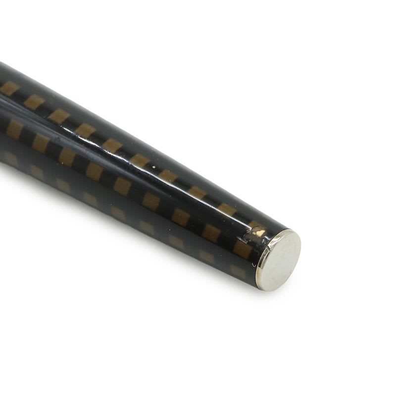 Louis Vuitton Jet Rack Ballpoint Pen Cap Type Damier Plaid Pattern Dark Brown