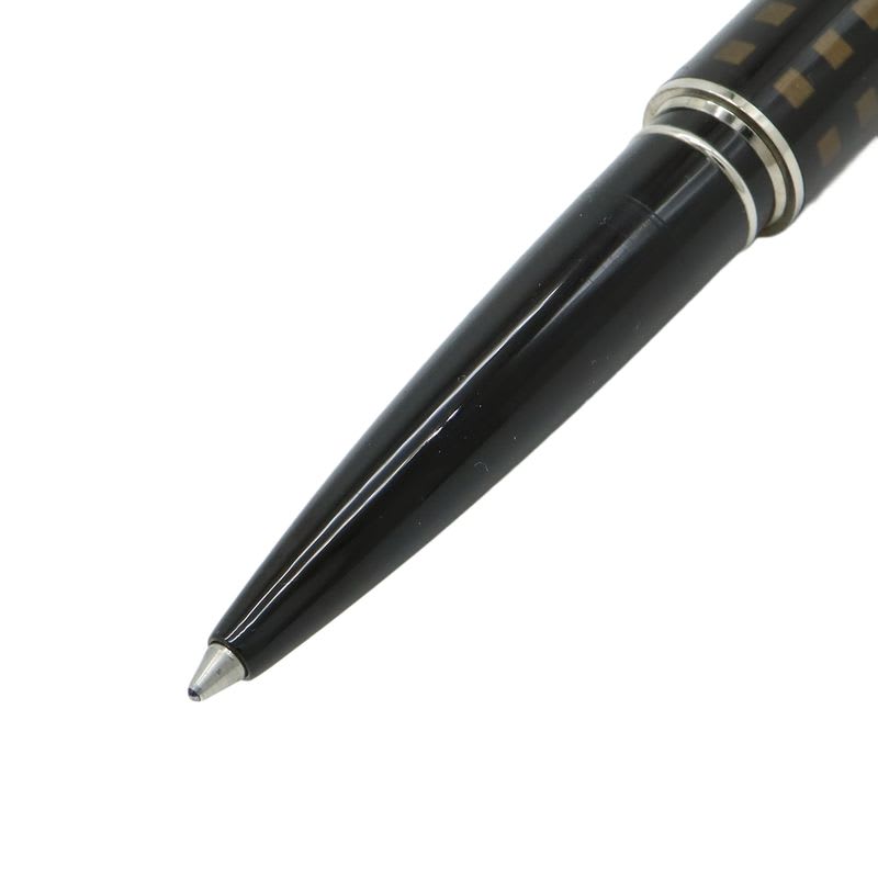 Louis Vuitton Jet Rack Ballpoint Pen Cap Type Damier Plaid Pattern Dark Brown