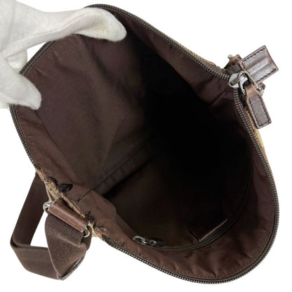 Gucci Crossbody Bag Shoulder Bag GG Canvas Brown 145857