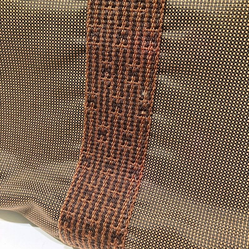Hermes Pouch MM Her Line Clutch Bag Canvas Nylon Unisex