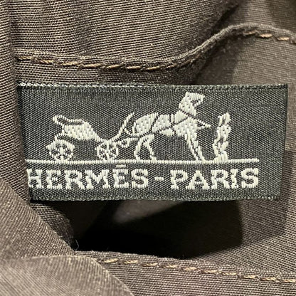 Hermes Pouch MM Her Line Clutch Bag Canvas Nylon Unisex