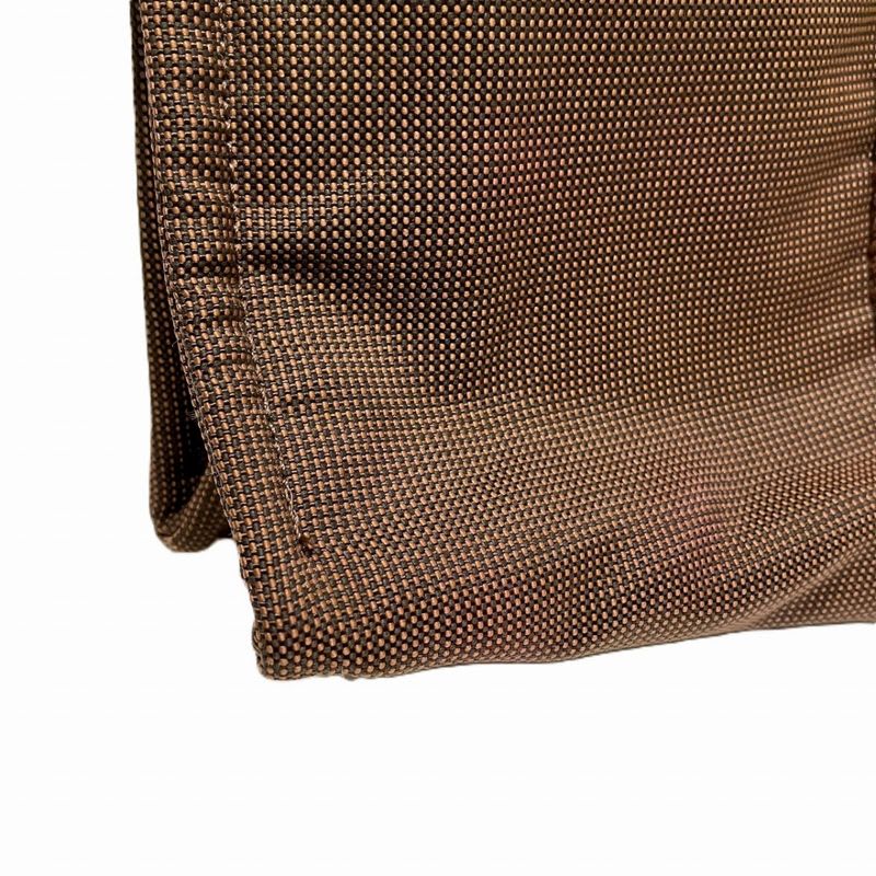 Hermes Pouch MM Her Line Clutch Bag Canvas Nylon Unisex