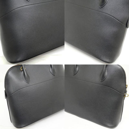 Hermes Bolide 35 Vo-galiba- Black Gold Hardware V Engraved Handbag