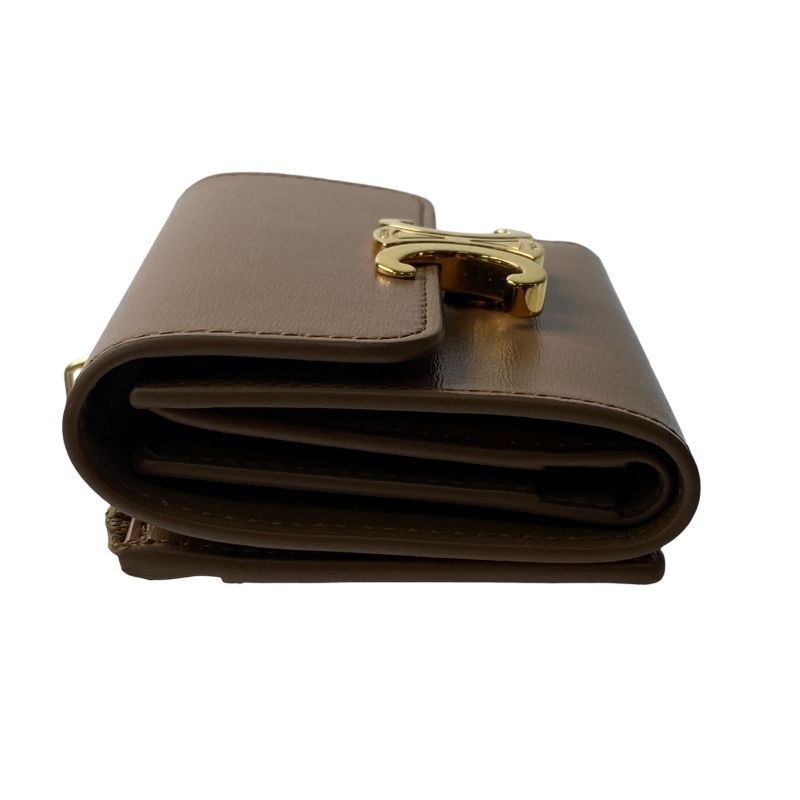 Celine Women's Triomphe Bifold Wallet Coin Case