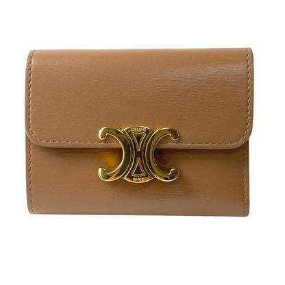 Celine Women's Triomphe Bifold Wallet Coin Case