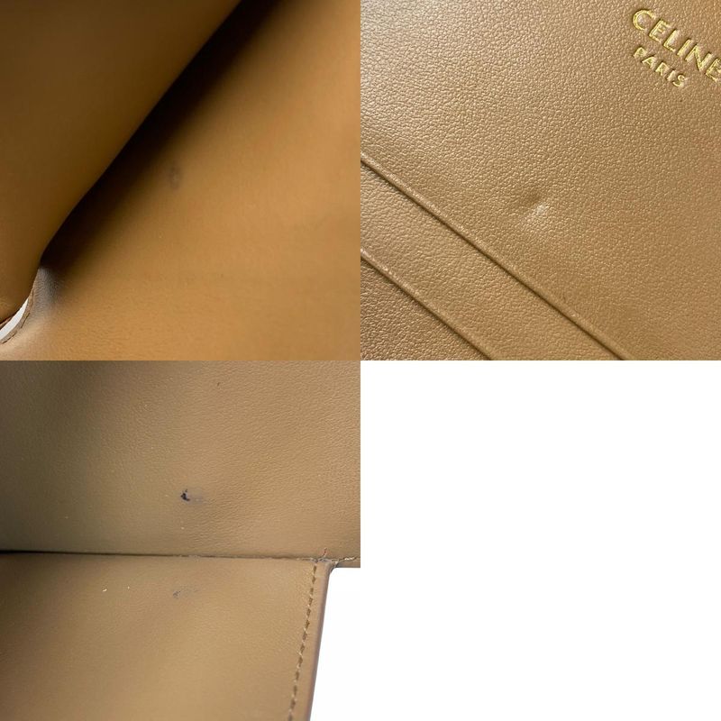 Celine Women's Triomphe Bifold Wallet Coin Case