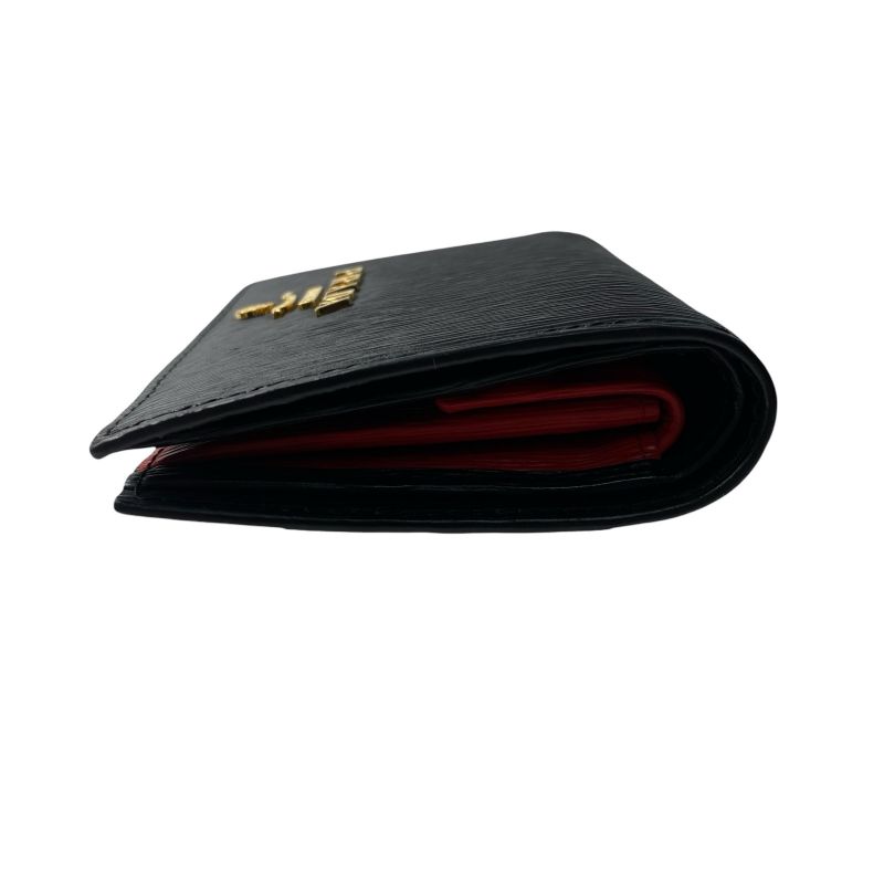 Unused Prada Women's Saffiano Bifold Wallet Compact Wallet