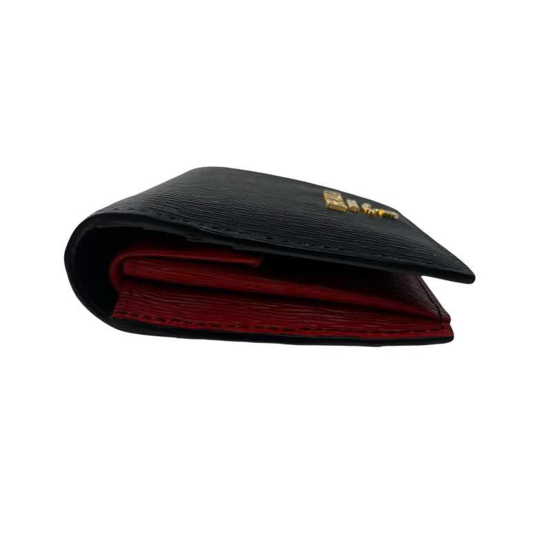 Unused Prada Women's Saffiano Bifold Wallet Compact Wallet