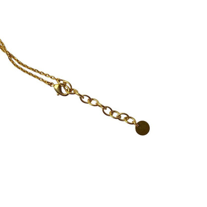 Dior Women's CD Logo Necklace Fake Pearl