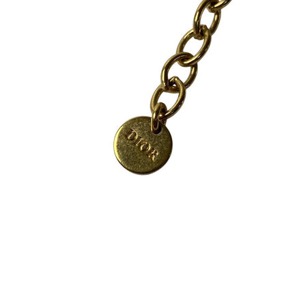 Dior Women's CD Logo Necklace Fake Pearl