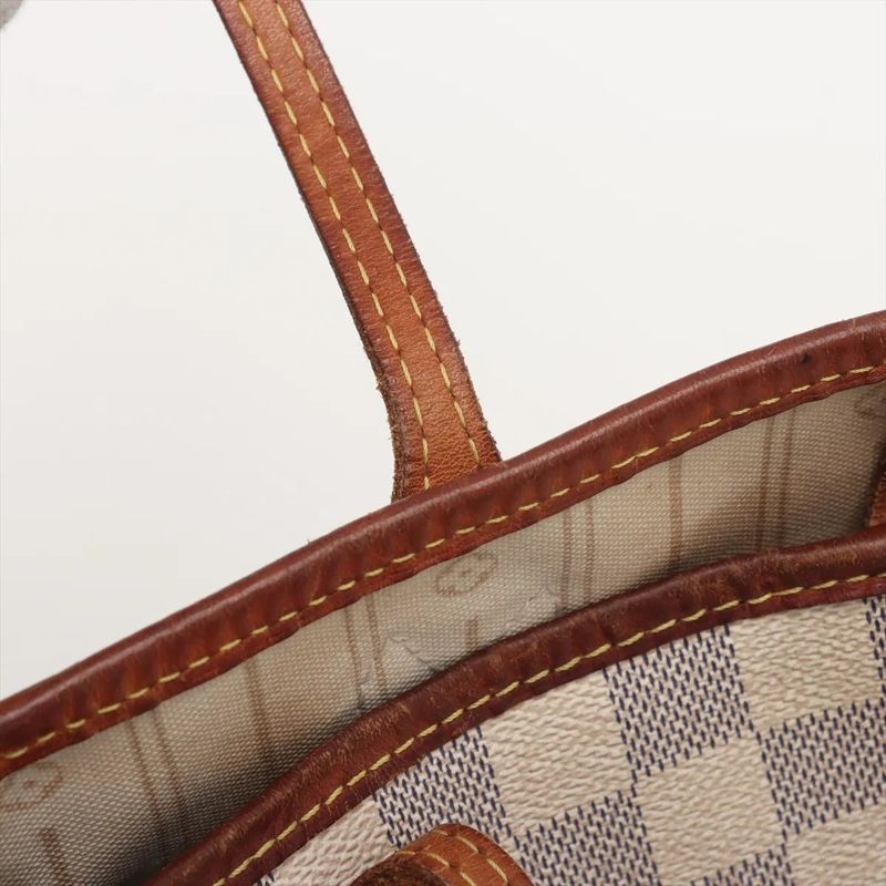 Louis Vuitton Damier Azure Neverfull GM N51108 Leather Tote Bag Shoulder Hand