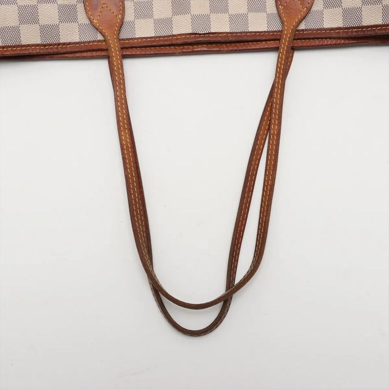 Louis Vuitton Damier Azure Neverfull GM N51108 Leather Tote Bag Shoulder Hand