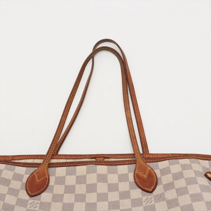 Louis Vuitton Damier Azure Neverfull GM N51108 Leather Tote Bag Shoulder Hand