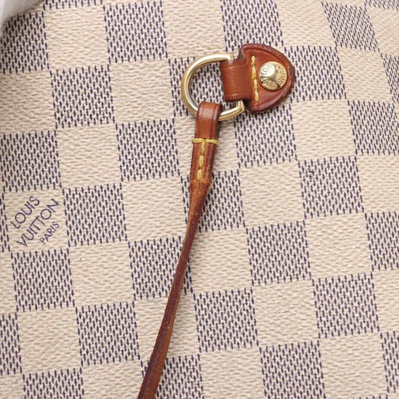 Louis Vuitton Damier Azure Neverfull GM N51108 Leather Tote Bag Shoulder Hand
