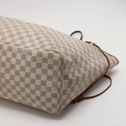 Louis Vuitton Damier Azure Neverfull GM N51108 Leather Tote Bag Shoulder Hand