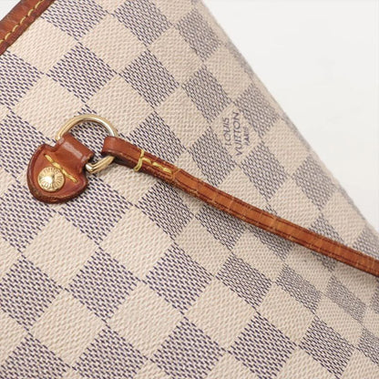 Louis Vuitton Damier Azure Neverfull GM N51108 Leather Tote Bag Shoulder Hand