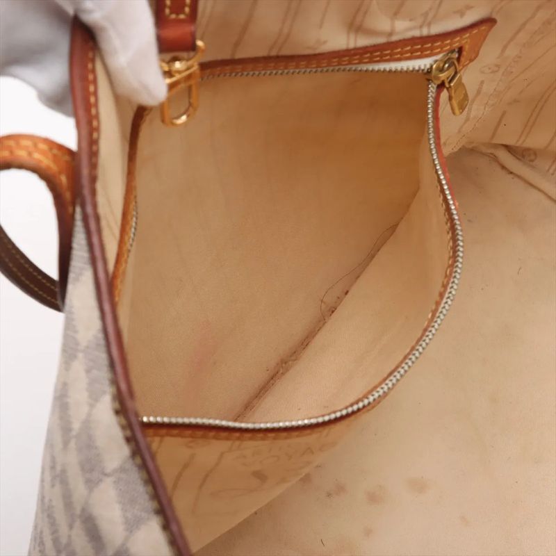 Louis Vuitton Damier Azure Neverfull GM N51108 Leather Tote Bag Shoulder Hand