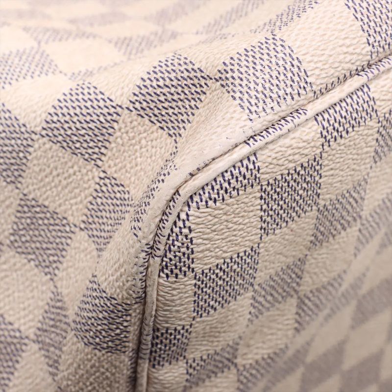 Louis Vuitton Damier Azure Neverfull GM N51108 Leather Tote Bag Shoulder Hand