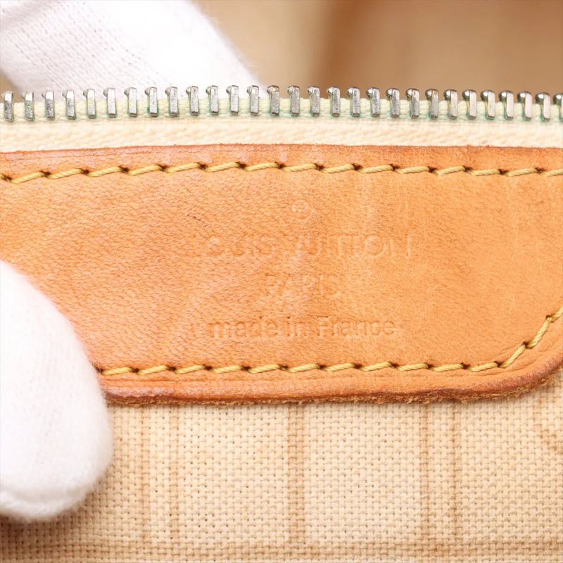 Louis Vuitton Damier Azure Neverfull GM N51108 Leather Tote Bag Shoulder Hand