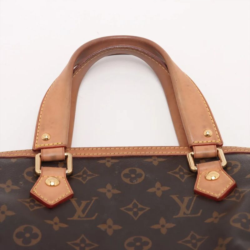 Louis Vuitton Monogram Retiro GM M40324 Leather 2WAY Handbag Tote Shoulder