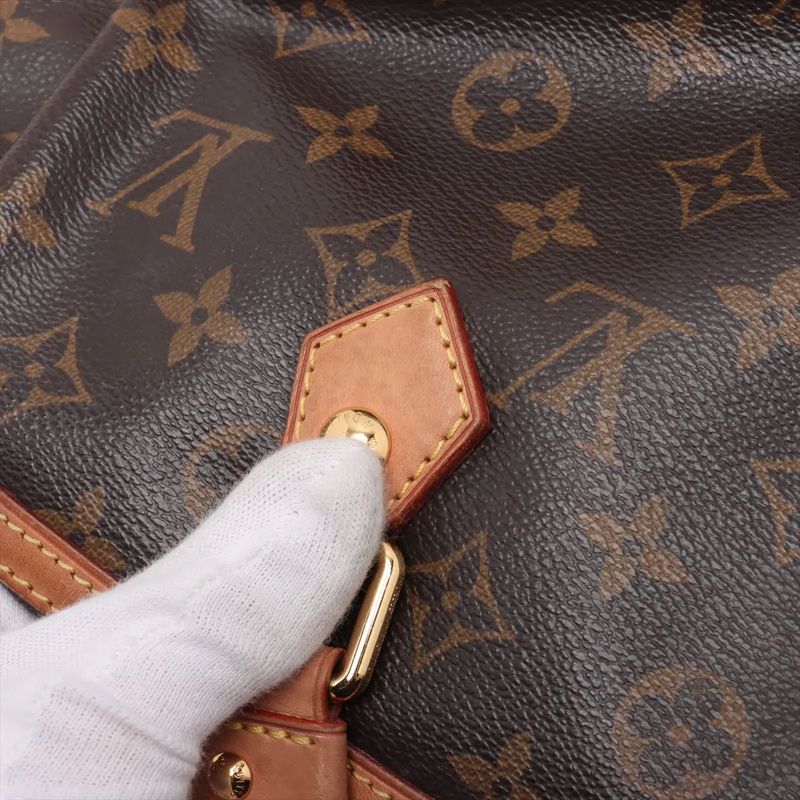 Louis Vuitton Monogram Retiro GM M40324 Leather 2WAY Handbag Tote Shoulder