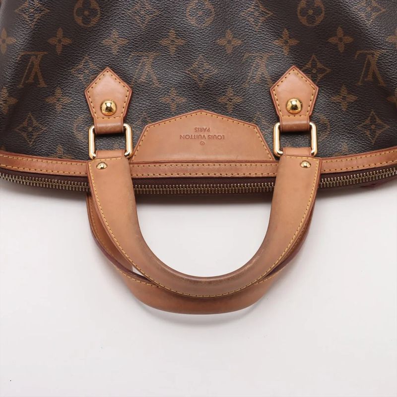 Louis Vuitton Monogram Retiro GM M40324 Leather 2WAY Handbag Tote Shoulder