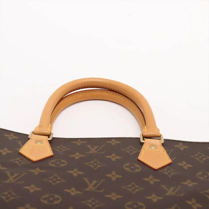 Louis Vuitton Monogram Sac Plastic M51140 Leather Tote Bag Shoulder Business