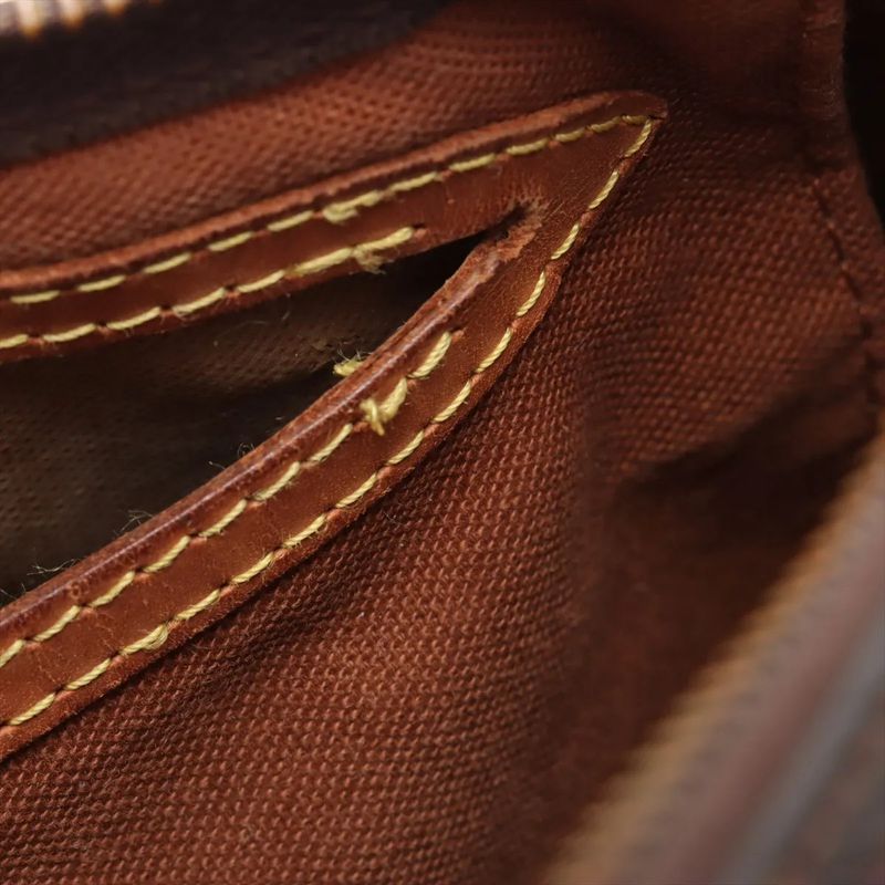 Louis Vuitton Monogram Speedy 25 M41528 Leather Handbag Tote Genuine Leather