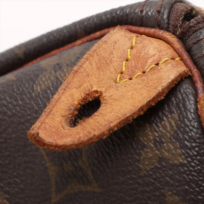 Louis Vuitton Monogram Speedy 25 M41528 Leather Handbag Tote Genuine Leather